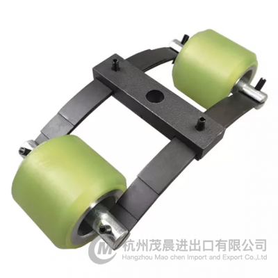 Mitsubishi Escalator Pressure Roller 60*55*6202 With Double Roller Mitsubishi Roller Assembly