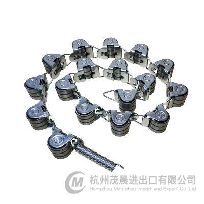 OTS Stainless Steel Newel Chain 17 Joints Escalator Reverse Rotary Chain