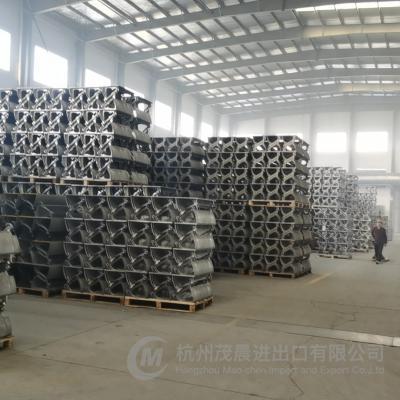 600mm Gray Aluminum Escalator Step with Frame | 3-Side Demarcation